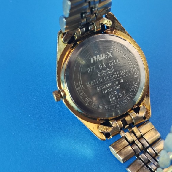 Vintage 1992 Timex Presidential Date 24mm‎ Women\'s Quartz Watch Sunburst Dial main image 7